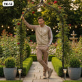 Men's Two-Piece Patterned Track Suit Set