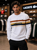 Men's Striped Crewneck Sweatshirt