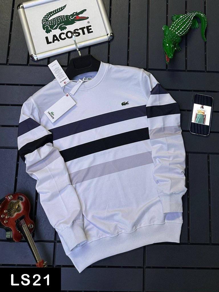 Men's Striped Crewneck Sweatshirt