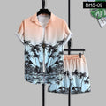 Men’s Palm Beach Print Shirt & Shorts Set