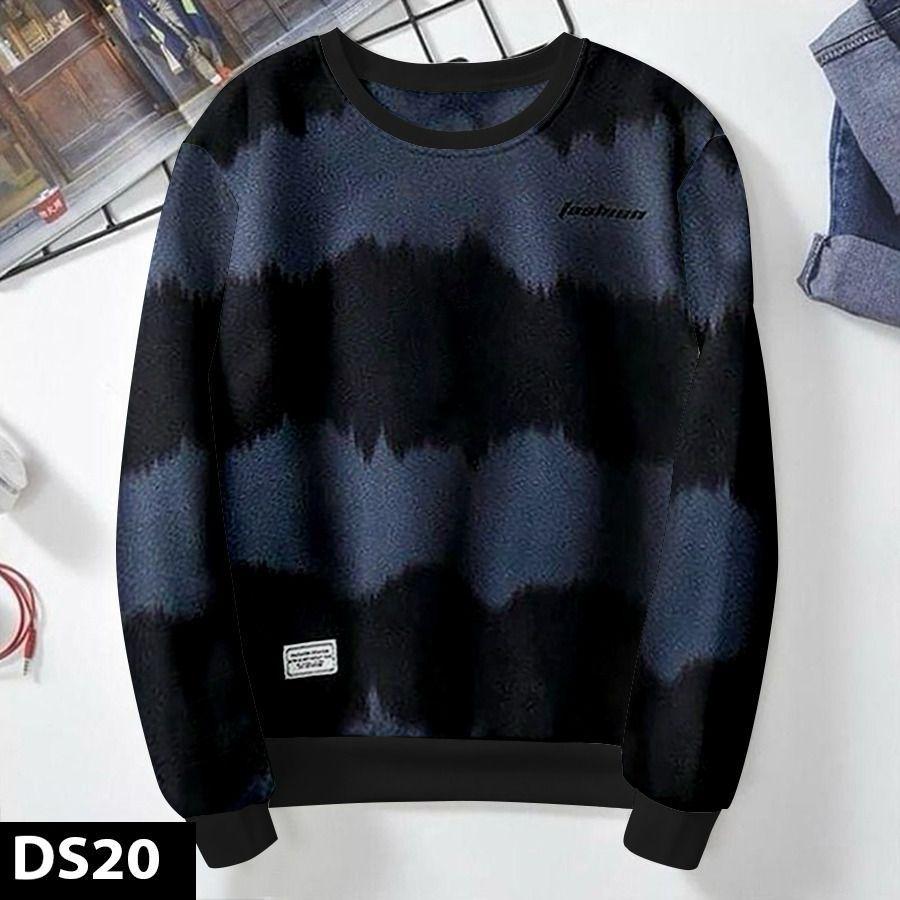 Men’s Navy & Black Abstract Sweatshirt